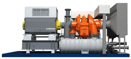 Samsung Hanwha SM6000 centrifugal compressor package