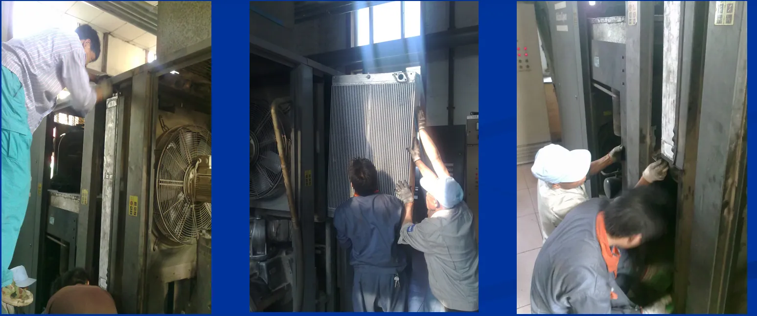 Air-Compressor-Cooler-Cleaning-Process