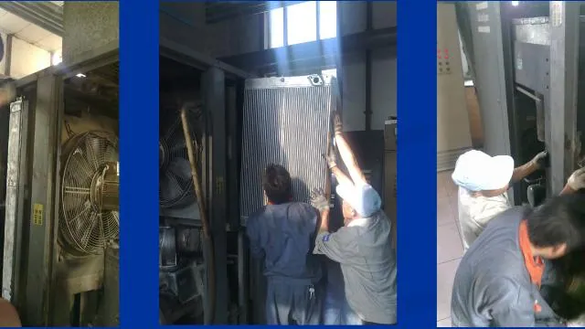 Air Compressor Cooler Cleaning Process